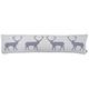 TOM TAILOR T-Knitted Deers Zugluftstopper Baumwolle Off-White/Grau 80 x 20 cm