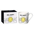 Mr Happy Tasse, weiß