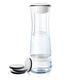 Brita fill&serve Wasserfilter-Karaffe Starterpaket Mind, inkl. 4 MicroDisc, Weiß-grau