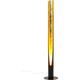 Kare Stehlampe Tube Duo, 61165, moderne Designer LED-Standleuchte, schwarz-gold (H/B/T) 140x26x26cm