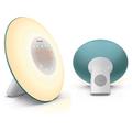 Philips Wake-up Light LED, Aufwachen mit Licht, 2 natürlichen Wecktöne, türkis, HF3507/20