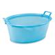 Plastime Oval Waschbecken, Blau, 24 Litre