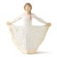 Willow Tree 27702 Figur Butterfly, Resin, cream, 6,4 x 14,6 x 16,5 cm