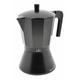 Jata Hogar Full Induction Espressokocher, Aluminium, schwarz, 18.399999999999999 X 14.5 X 24.5 cm