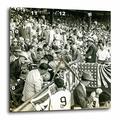 3dRose Lynn Skeels Stereoview Foto President Harry Truman Signierung Baseballs-Wanduhr, 38,1 x 38,1 cm (DPP_270016_3)