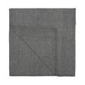 Cala Living Decke Überwurf mit enmallado perimetral, Wolle, Grau und Grün, Einzelbett, 170 x 130 x 3 cm