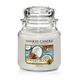 Yankee Candle Coconut Splash Glaskerze, weiß, 10,7 x 10,7 x 12,7 cm