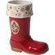 Villeroy & Boch Toy's Fantasy Kleine Vase "Stiefel", Premium Porzellan, Rot weiß