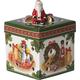 Villeroy & Boch Christmas Toys Windlicht "Spielzeuge", Porzellan, Grün