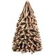 Rayher 65202000 Deko-Holzbaum für Weihnachten, Höhe 40 cm
