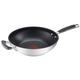 Tefal Gourmet Series H82093 Wokpfanne 30 cm, Edelstahl, schwarz/silber