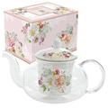 Easy Life 351rolc Set Teekanne, Bone China, Mehrfarbig, 0,45 cm