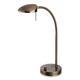 Firstlight Milan LED-Tischlampe, Antik-Messing-Finish