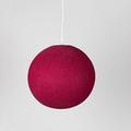 Cotton Ball Lights Hängelampe Einzeln, Baumwolle, Cyclaam, 36 cm