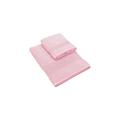 Gabel Set Handtuch + Gästetuch, Pink, cm 60 x 110 – 40 x 60, 2 Einheiten