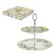 Easy Life 1069SPFE Servierset mit 2 Etagen D20/26 cm, Porzellan, Spring Festival, mehrfarbig