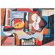 Artopweb TW17240 Picasso - Mandolino E Chitarra, 1924 Dekorative Paneele, Multifarbiert,98x68 Cm