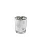 Aufora Votivkerze Snowflake Teelicht Kerzenhalter, Silber, 6,5 cm