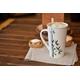 bambum B2823 cop-2 PCS Latte Tasse, braun