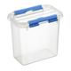 Sunware Q-Line Aufbewahrungsbox, transparent blau, 1.1 Liter