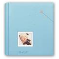 ZEP S.r.l. Sandrine Blue Einsteck-Memofotoalbum, Karton und Papier, Blau, Für 200 Fotos 10 x 15 cm