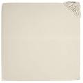 AmazonBasics - Premium-Spannbetttuch, Jersey, Beige - 150 x 200 cm