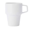 Villeroy & Boch Affinity Kaffeebecher, 6 Stück, Stapelbar, Aus hochwertigem Premium Porzellan, Weiß