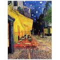 ArtPlaza TW90913 Van Gogh Vincent Cafe Terrace on The Place du Forum Arles at Night Dekorative Paneele, Holz MDF, Multifarbiert, 90x120 cm