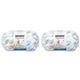 BERNAT BABY BLANKET- PACK OF 2 BALLS- 300G EACH BALL- LITTLE TEAL DOVE PRINTS