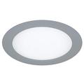 Wonderlamp W-E000122 W-E000122-Pack 2 x LED-Downlight extra flach, rund, Beleuchtung 18 W (1450 LM), 4000 K (neutrales Licht), 220 W, Grau, 2