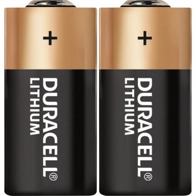 CR123 Fotobatterie CR-123A Lithium 1400 mAh 3 v 2 St. - Duracell Image