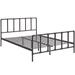 Dower Queen Stainless Steel Bed MOD-5437-BRN