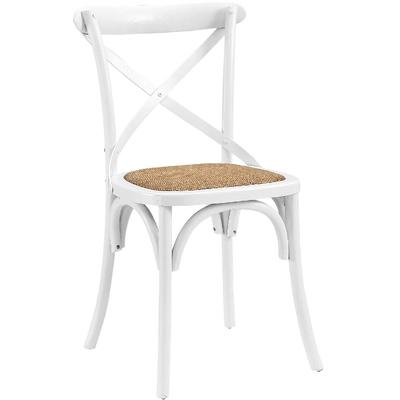 Gear Dining Side Chair Set of 2 EEI-3481-WHI