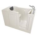 American Standard 48" x 28" Walk in Combination Fiberglass Bathtub w/ Faucet and Heater Fiberglass, Linen in White | 38 H x 48 W in | Wayfair