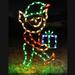 The Holiday Aisle® Santa's Helper Elf Lighted Display Metal in Green/Red | 5.4 H x 3 W x 2 D in | Wayfair 0BA69357FE174BF984762065F8BC3959