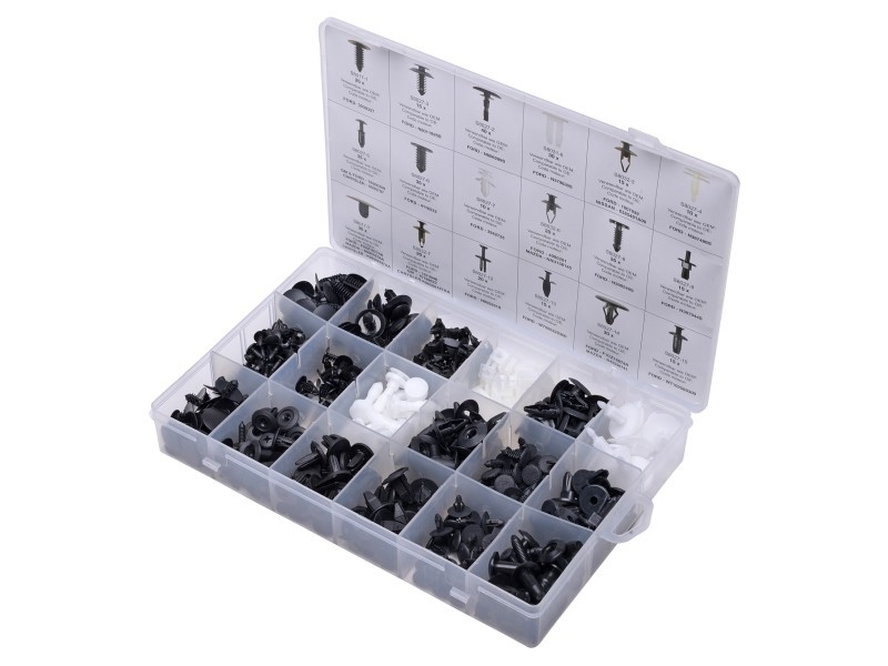 SWSTAHL Befestigungsclip Sortiment für Ford und andere S8027 Sortiment, Befestigungselemente Image