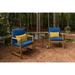 Wildon Home® Outdoor Sunbrella Seat/Back Cushion 22" W x 44" D Acrylic in Blue | 3.5 H x 22 W in | Wayfair 4733956C61C649A9B34643FC2E2B7612