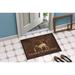 Caroline's Treasures Welcome Non-Slip Indoor Door Mat Synthetics | Rectangle 1'6" x 2'3" | Wayfair SB3084MAT