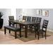 Red Barrel Studio® Wlosokova 8 Piece Extendable Dining Set Wood/Upholstered in Brown | 30 H in | Wayfair 3493D1E722544F17BF39D846508A9FAB