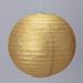 Bala Ceiling Fans Paper Lantern Paper in Yellow | 14 H x 14 W x 14 D in | Wayfair 35-0041GD