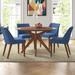 Zipcode Design™ Didmarton 4 - Person Dining Set Wood/Upholstered in Brown | Wayfair 6E1D755B042142B2B8345494F905F681