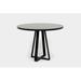 ARTLESS Sea Smoke Dining Table Metal in Black | 42 H x 48 W x 48 D in | Wayfair A-SS-42-48-BB