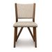 Copeland Furniture Exeter Upholstered Side Chair Fabric in Brown | 25.75 H x 19.25 W x 22.5 D in | Wayfair 8-EXE-50-04-Hemp