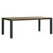 OASIQ Machar Dining Table Wood/Metal in Gray | 29.5 H x 78.75 W x 39.38 D in | Outdoor Dining | Wayfair 6001000134200