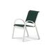 Red Barrel Studio® Hiraku Stacking Patio Dining Chair Sling in White | 33.25 H x 23.5 W x 26 D in | Wayfair 19CAE5E45FFF4062BF0110DB7C00A360