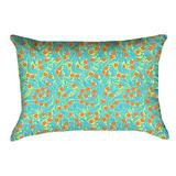 Latitude Run® Avicia Lumbar Pillow Polyester/Polyfill blend in Orange/Blue/Yellow | 14 H x 20 W x 3 D in | Wayfair 15DFB030EA874250B4814D858EA67A3F