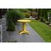 Red Barrel Studio® Nettie Plastic Dining Table Plastic in Yellow | 32 H x 33 W x 33 D in | Outdoor Dining | Wayfair