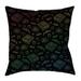 Latitude Run® Avicia Indoor/Outdoor Throw Pillow Polyester/Polyfill blend in Green/Black/Yellow | 18 H x 18 W x 9.5 D in | Wayfair