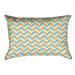 Latitude Run® Avicia Pillow Cover Polyester in Orange/Blue | 14 H x 20 W in | Wayfair C97FB2E684BF4C6F8A833EAB9A9DC05A