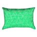 Latitude Run® Avicia Indoor/Outdoor Lumbar Pillow Polyester/Polyfill blend in Green | 14 H x 20 W x 3 D in | Wayfair